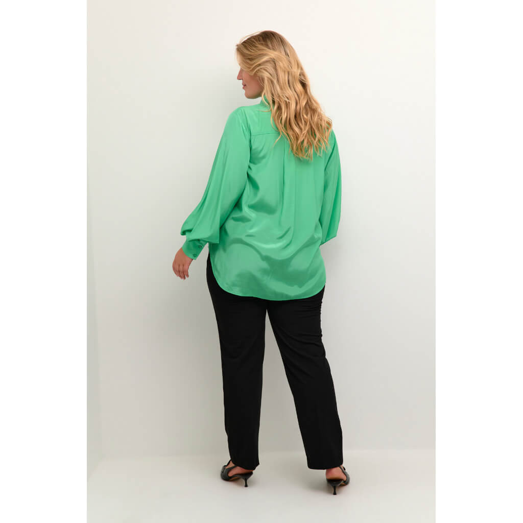 KAFFE Curve - Skjorte - Grøn