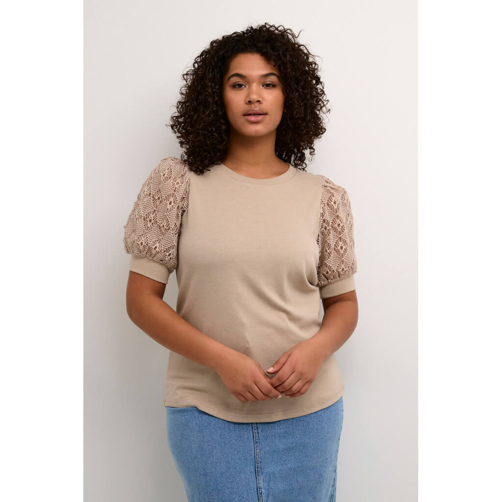 KAFFE Curve - Bluse - Beige